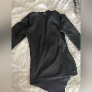 Black Long Sleeve Bodysuit